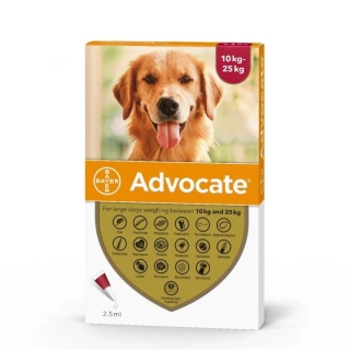 Advocate spot-on roztok - psy veľké 3 x 2,5 ml